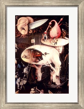 Framed Garden of Earthly Delights: Hell, right detail Print