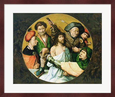 Framed Christ Crowned with Thorns, 1510 Print