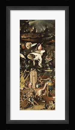 Framed Garden of Earthly Delights, c.1500 Print