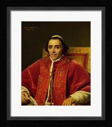 Framed Portrait of Pope Pius VII Print