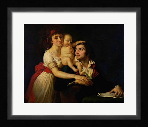 Framed Camille Desmoulins Print