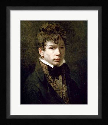 Framed Portrait of the Young Ingres Print
