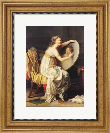 Framed Portrait of Rose Adelaide Ducreux Print