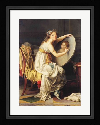 Framed Portrait of Rose Adelaide Ducreux Print