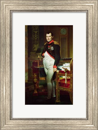 Framed Napoleon Bonaparte Print