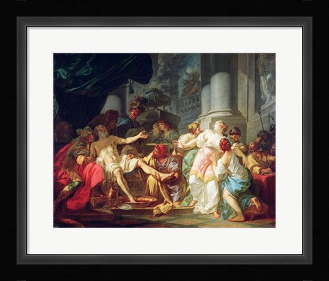 Framed Death of Seneca, 1773 Print
