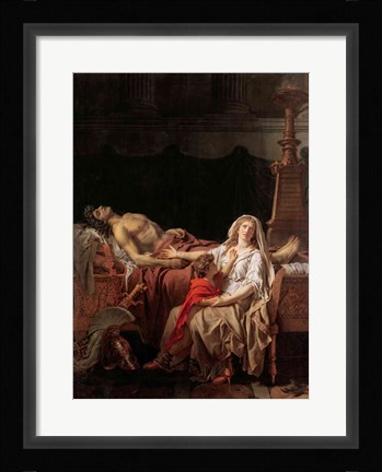 Framed Pain of Andromache, 1783 Print