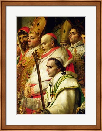 Framed Consecration of the Emperor Napoleon Print