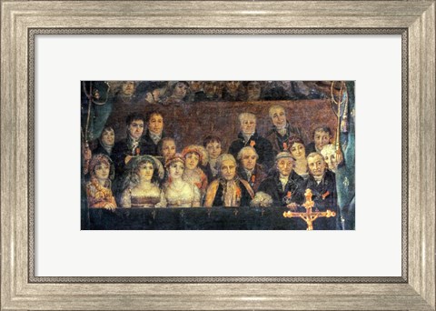 Framed Consecration of the Emperor Napoleon and the Coronation of the Empress Josephine, Crowd Detail Print
