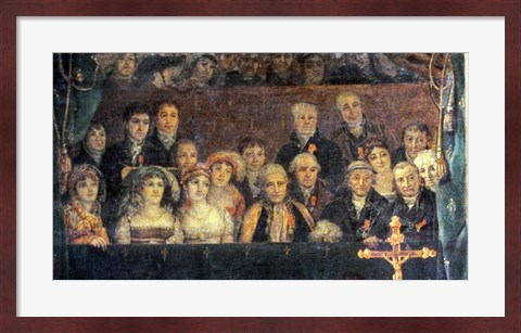 Framed Consecration of the Emperor Napoleon and the Coronation of the Empress Josephine, Crowd Detail Print