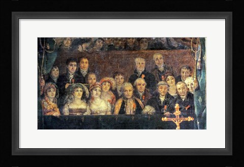 Framed Consecration of the Emperor Napoleon and the Coronation of the Empress Josephine, Crowd Detail Print