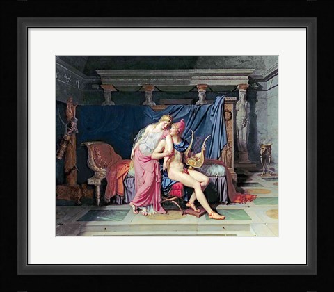 Framed Paris and Helen Print