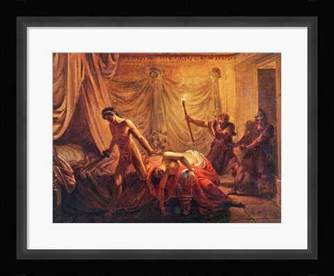 Framed Death of Cleonice Print