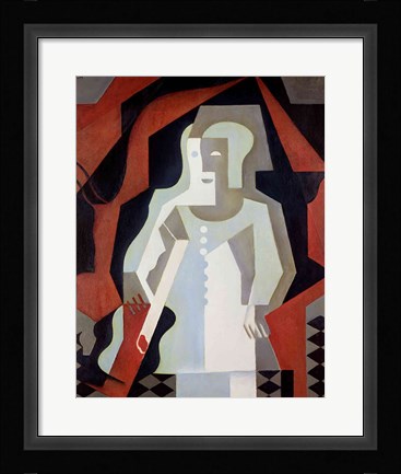 Framed Pierrot, 1919 Print