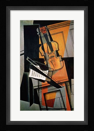 Framed Violin, 1916 Print