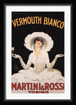Framed Martini &amp; Rossi Print