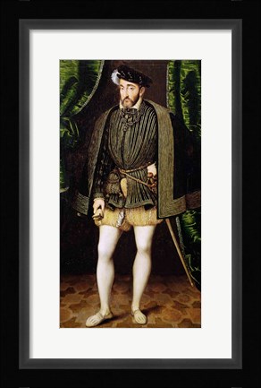 Framed Portrait of Henri II Print