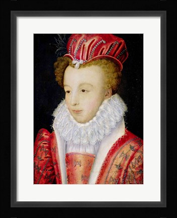 Framed Marguerite de Valois Print