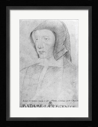 Framed Louise de Savoie Print