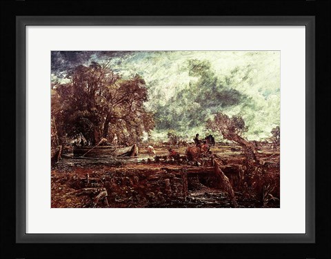 Framed Study for The Leaping Horse, c.1825 Print