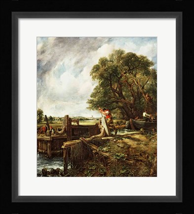Framed Lock, 1824 Print