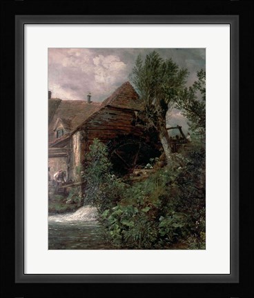 Framed Watermill at Gillingham, Dorset Print