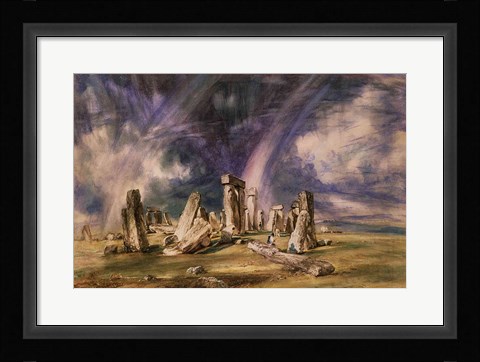 Framed Stonehenge, 1835 Print