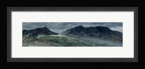 Framed Saddleback and Part of Skiddaw Print