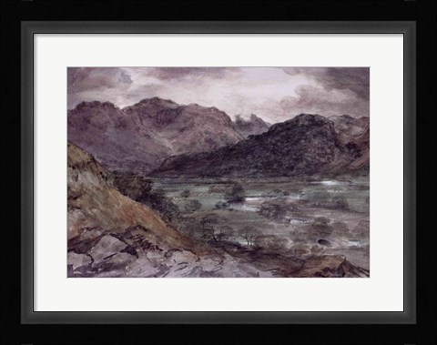 Framed View in Borrowdale Print