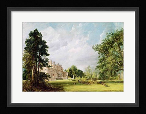 Framed Malvern Hall, Warwickshire, 1821 Print