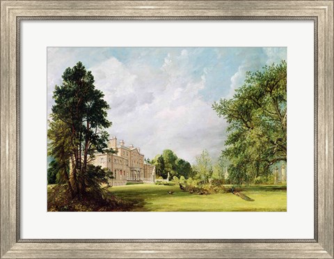 Framed Malvern Hall, Warwickshire, 1821 Print