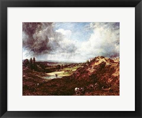 Framed Branch Hill Pond, Hampstead Heath, 1828 Print
