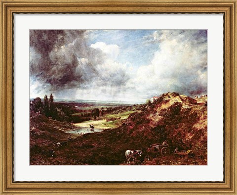 Framed Branch Hill Pond, Hampstead Heath, 1828 Print