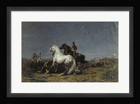 Framed Horse Thieves Print
