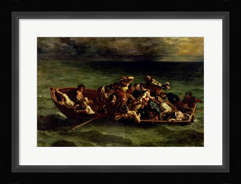 Framed Shipwreck of Don Juan, 1840 Print