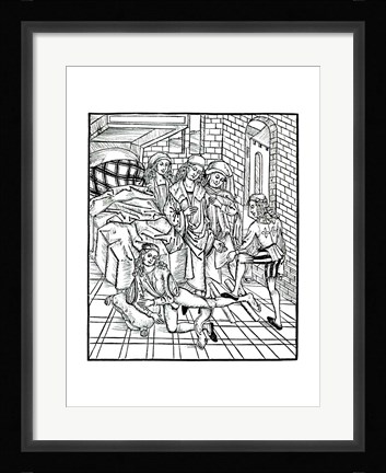 Framed Study for The Death of Sardanapalus Print