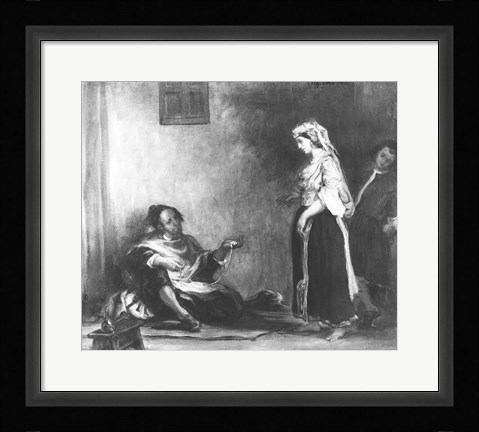 Framed Arab Merchant Print