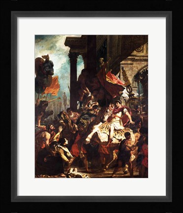 Framed Justice of Trajan Print