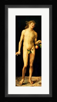 Framed Adam, 1507 Print