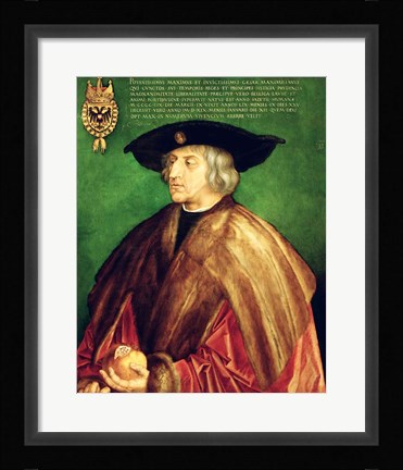 Framed Emperor Maximilian I Print
