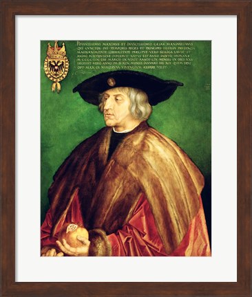 Framed Emperor Maximilian I Print