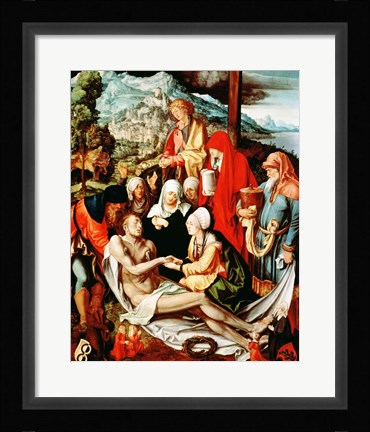 Framed Lamentation for Christ Print