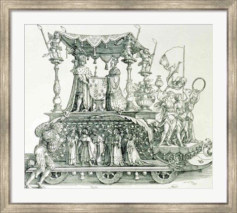 Framed Burgundian Marriage Print