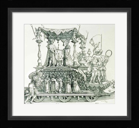 Framed Burgundian Marriage Print