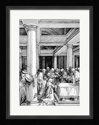 Framed Presentation in the Temple Print