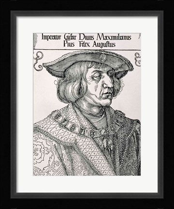 Framed Emperor Maximilian I of Germany Print