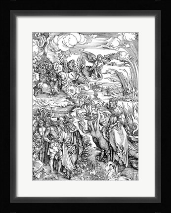 Framed Babylonian Whore from the 'Apocalypse' Print