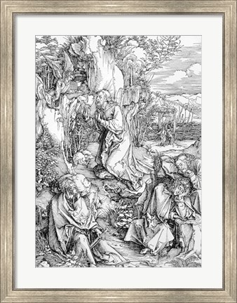 Framed Agony in the Garden from the &#39;Great Passion&#39; Print