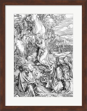 Framed Agony in the Garden from the &#39;Great Passion&#39; Print