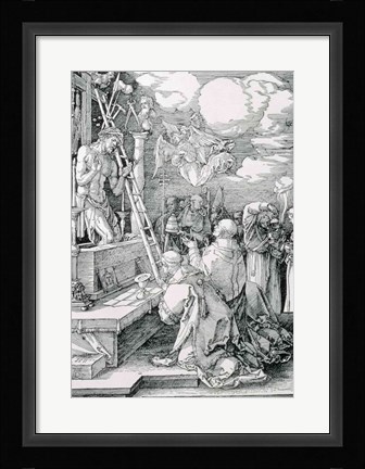 Framed Mass of St. Gregory: Christ appearing as the Man of Sorrows Print